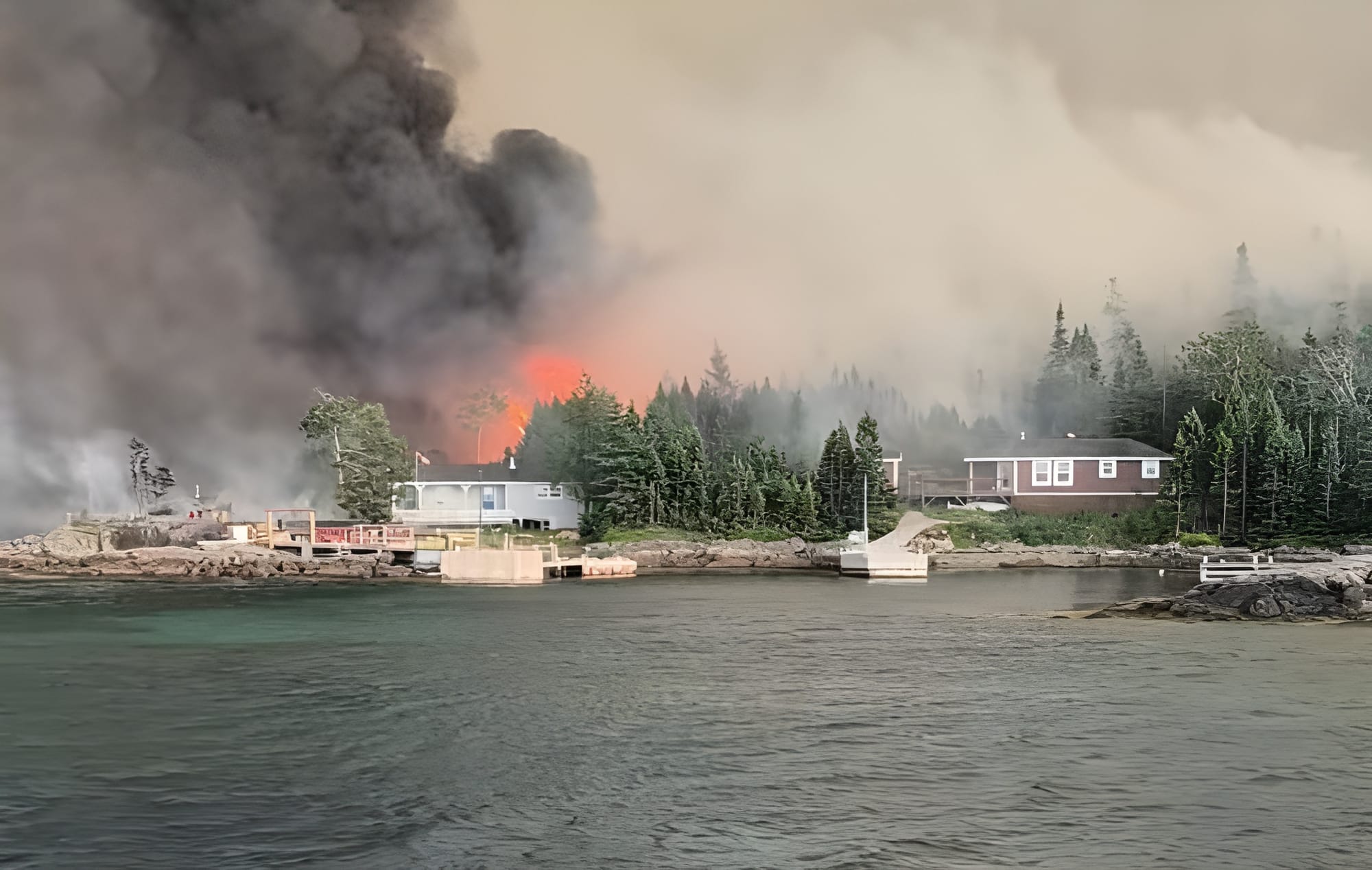 Wildfire Near Chance Harbour Destroys Cabins in Newfoundland
