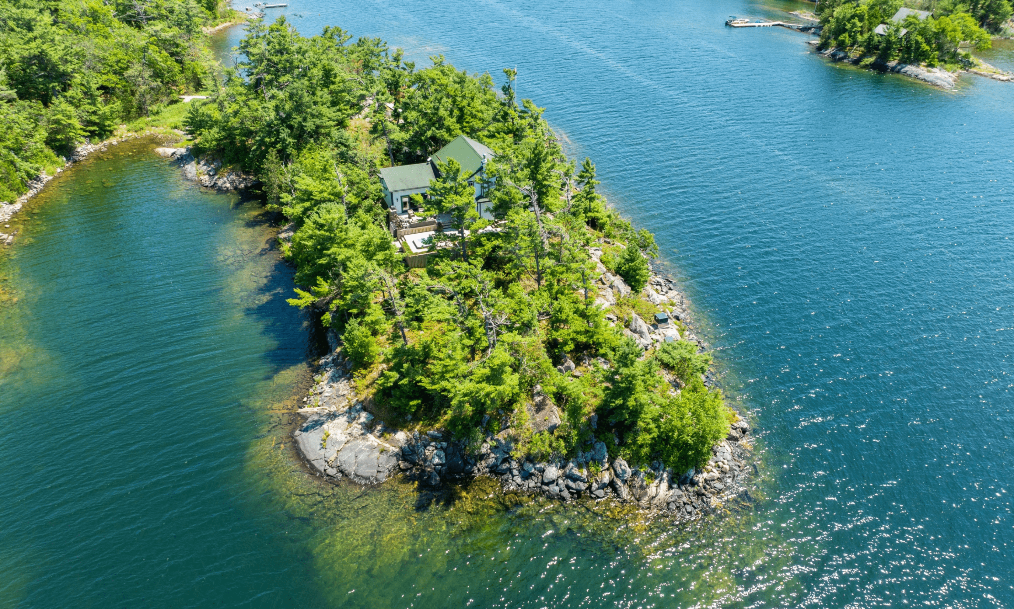 This Island Is For Sale - And It Comes With A Restored 110 Year Old Cabin